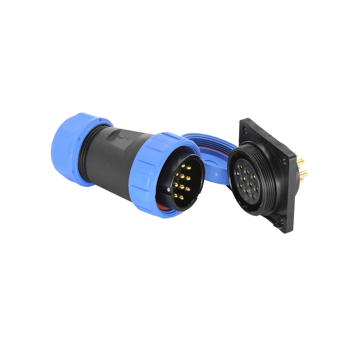 DP29-10P公插头方形法兰插座1.png