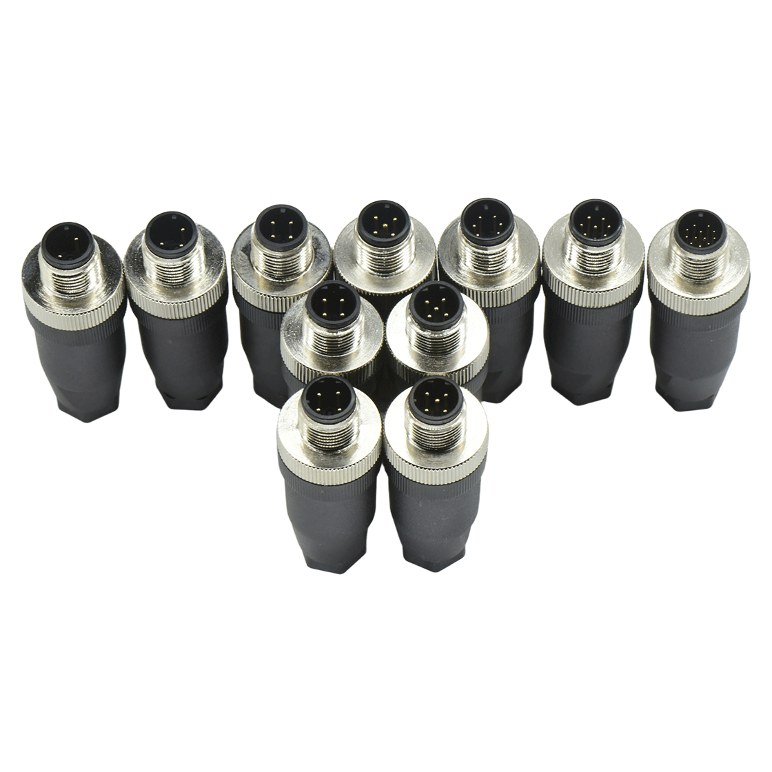 M12组装式半金属塑胶系列 公直头 ABD编码 螺钉压接 线径PG7