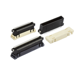 浮动板对板公座H6.8系列(8G) 0.8mm BTB双排SMT连接器 黑色