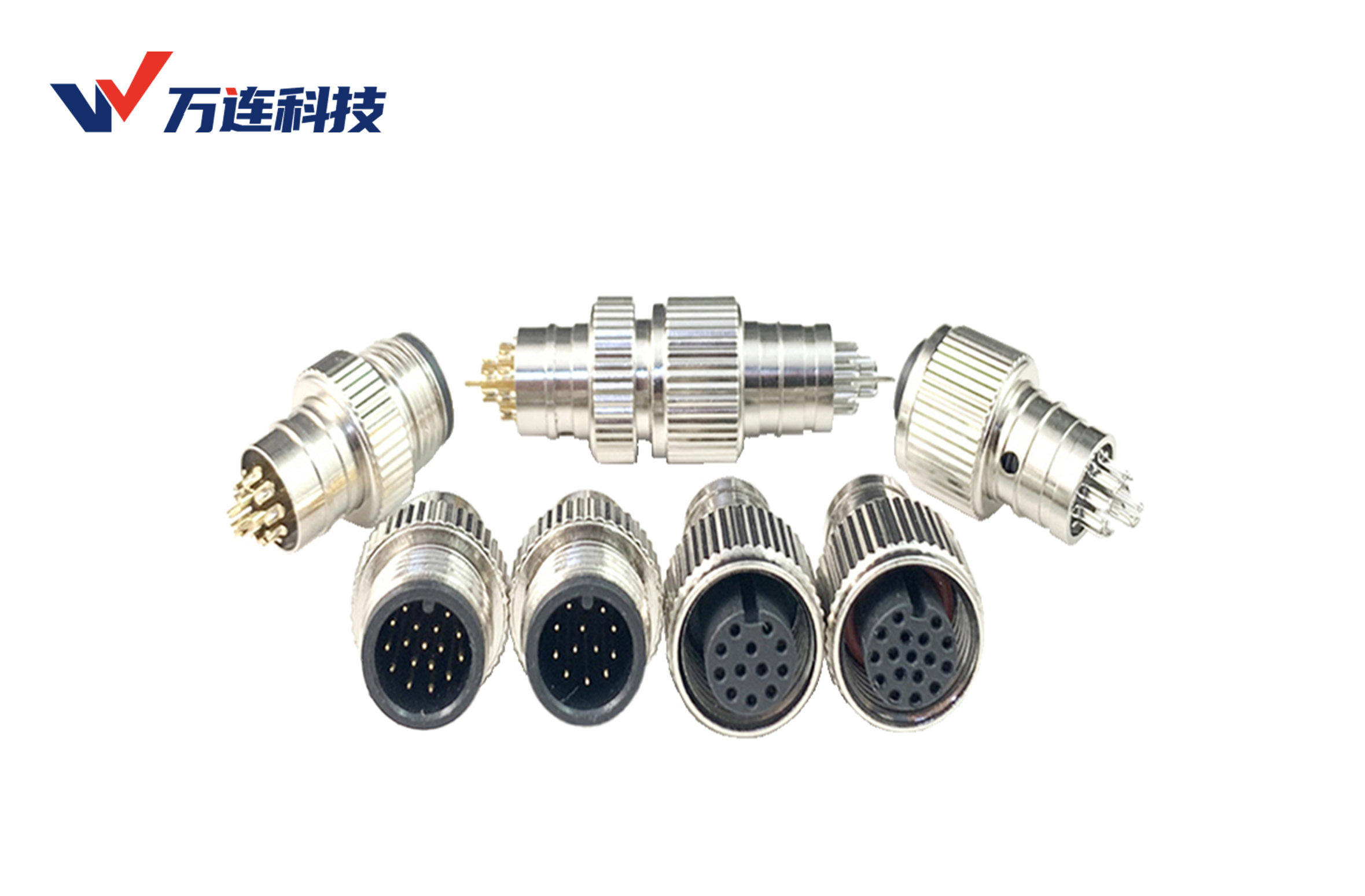 不同芯数的M12系列连接器的适用场景对比