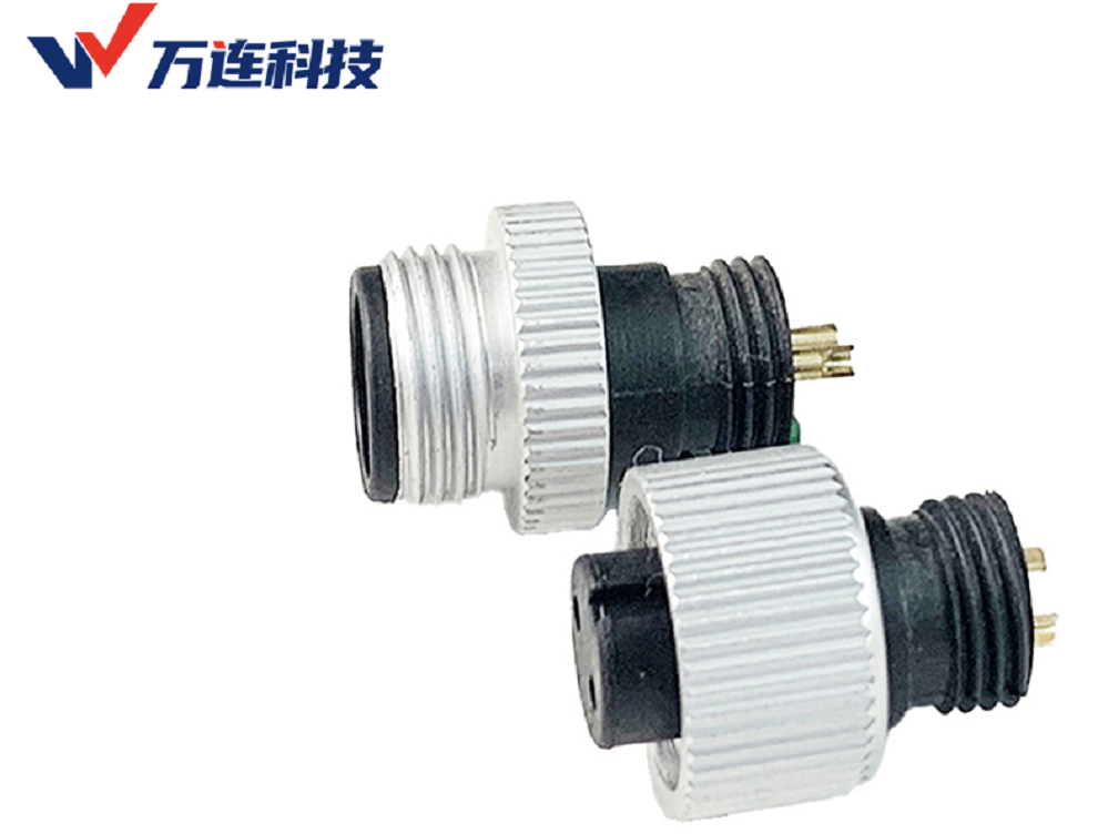 与万连一起认识M12A编码圆形防水连接器：工业连接的可靠之选