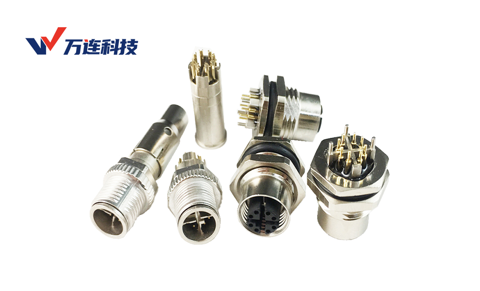 M12前锁面板式连接器:解锁工业自动化连接痛点,安装便捷且防护卓越