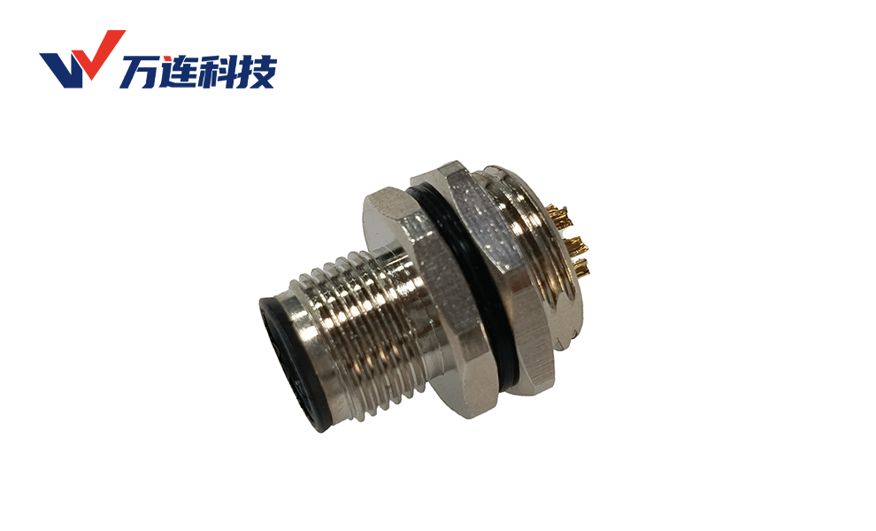 M12板端连接器-工业自动化连接器接插件全解析