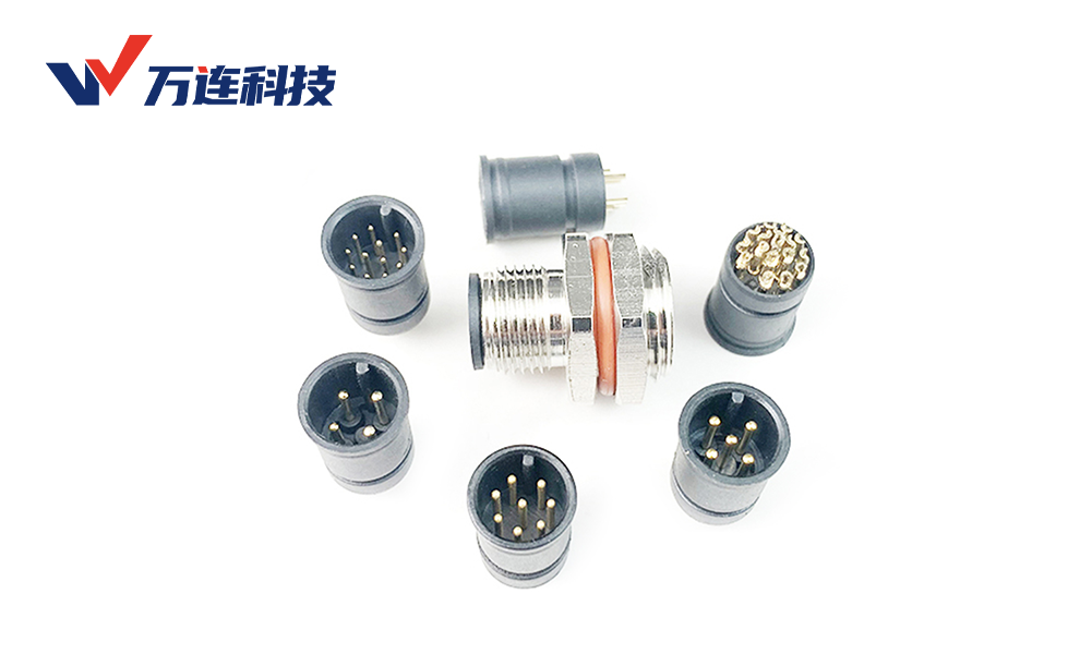 工业环境振动大，连接器总松动？M12面板式焊线连接器刚性固定稳如磐石