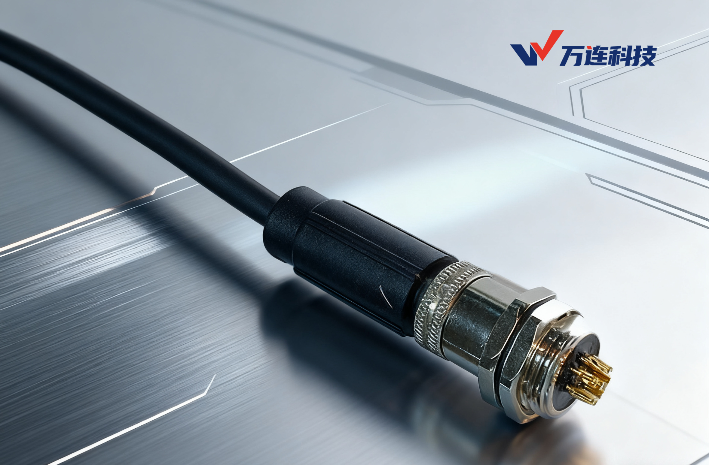 防振松结构+稳定传输，万连M12成型电缆线束如何筑牢工业连接可靠性