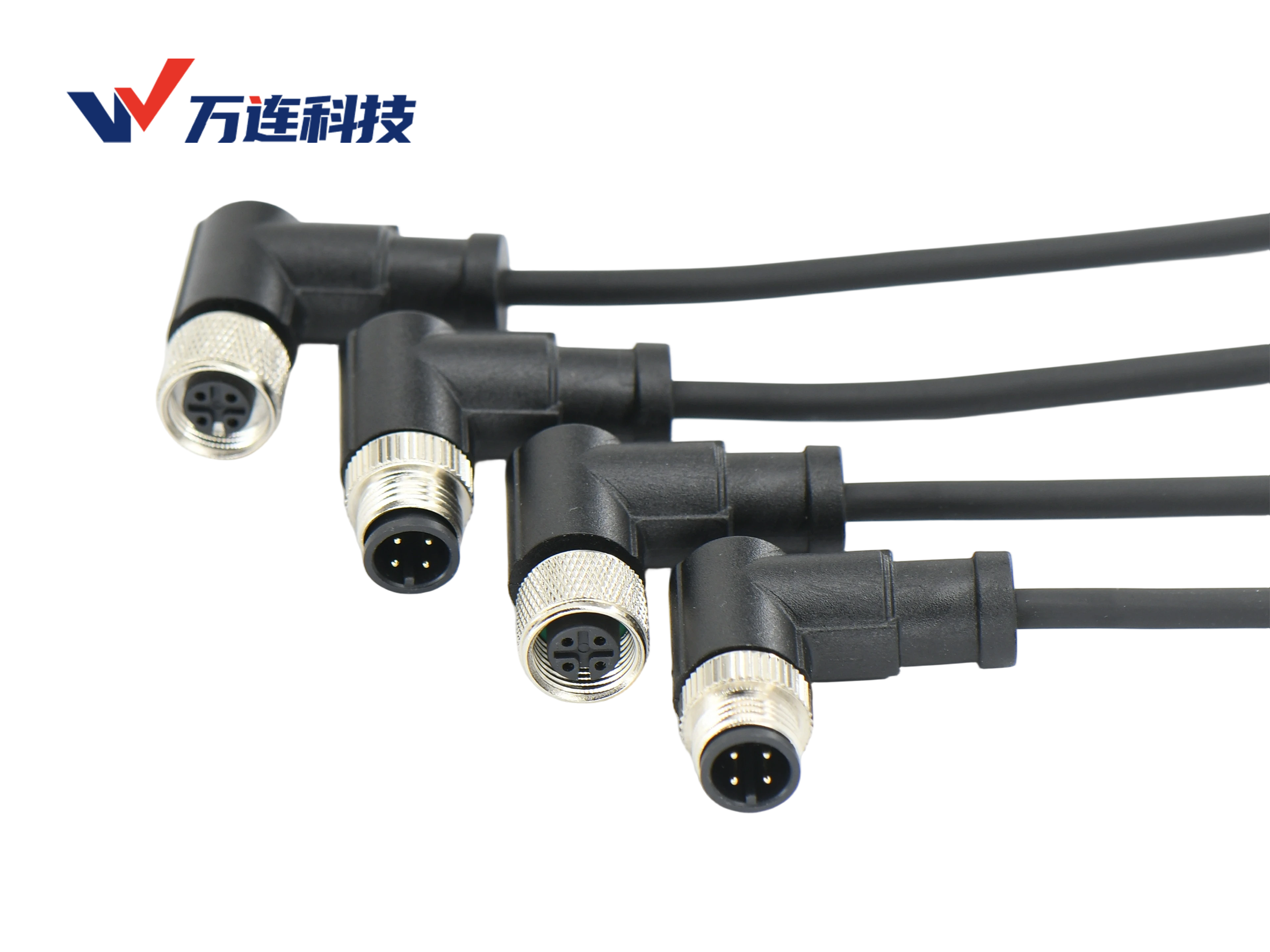 万连科技M12预铸线束：高品质+超长质保，工业场景首选