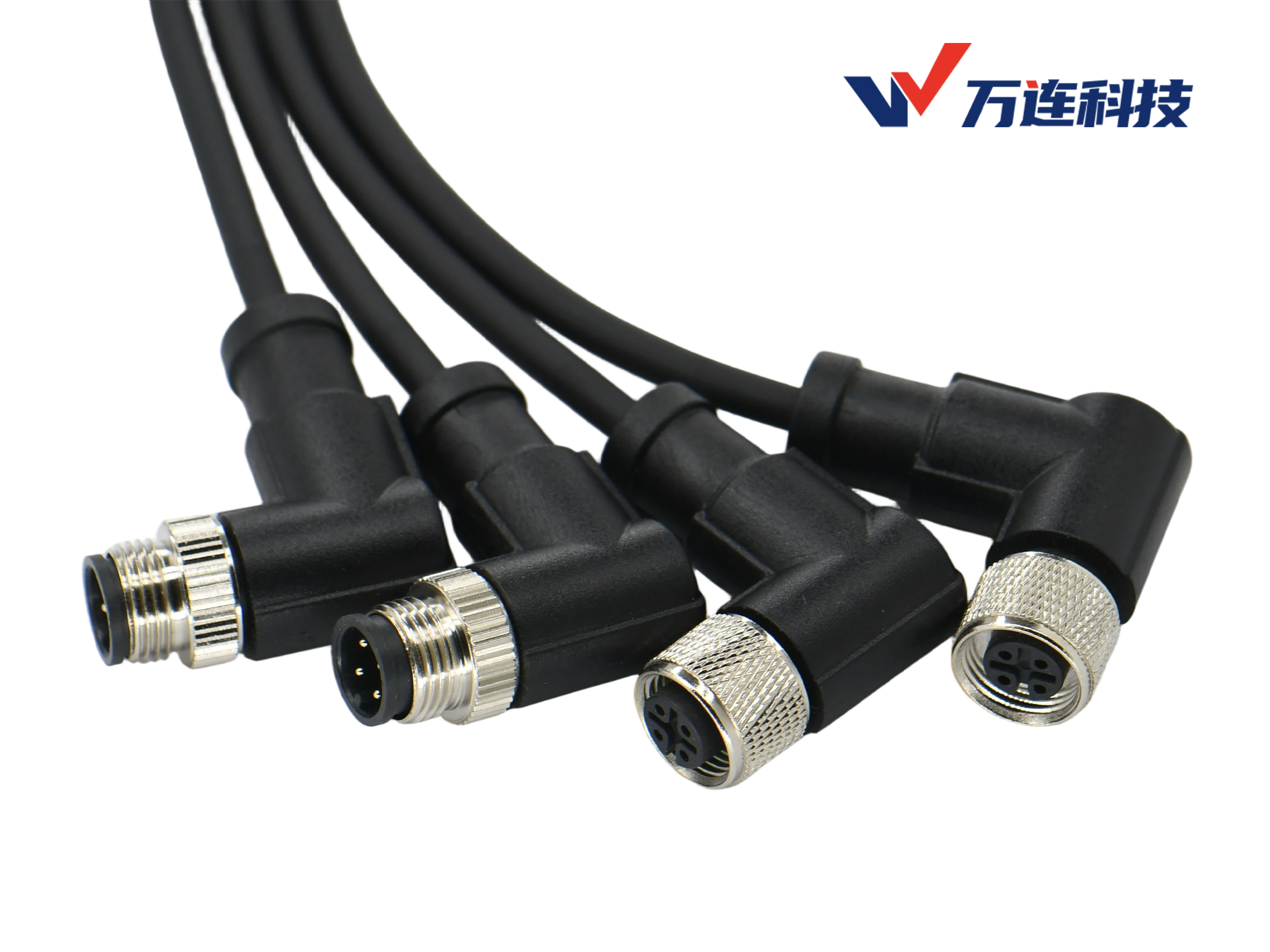 工业级M12线束采购指南：万连科技现货供应，支持定制化需求