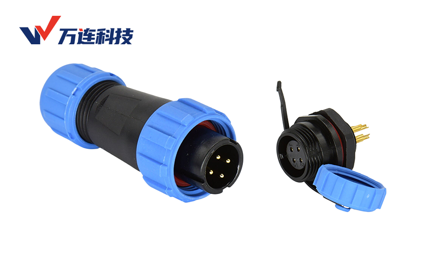 万连科技高性能航空插赋能庭院经济！电动割草及专用连接方案