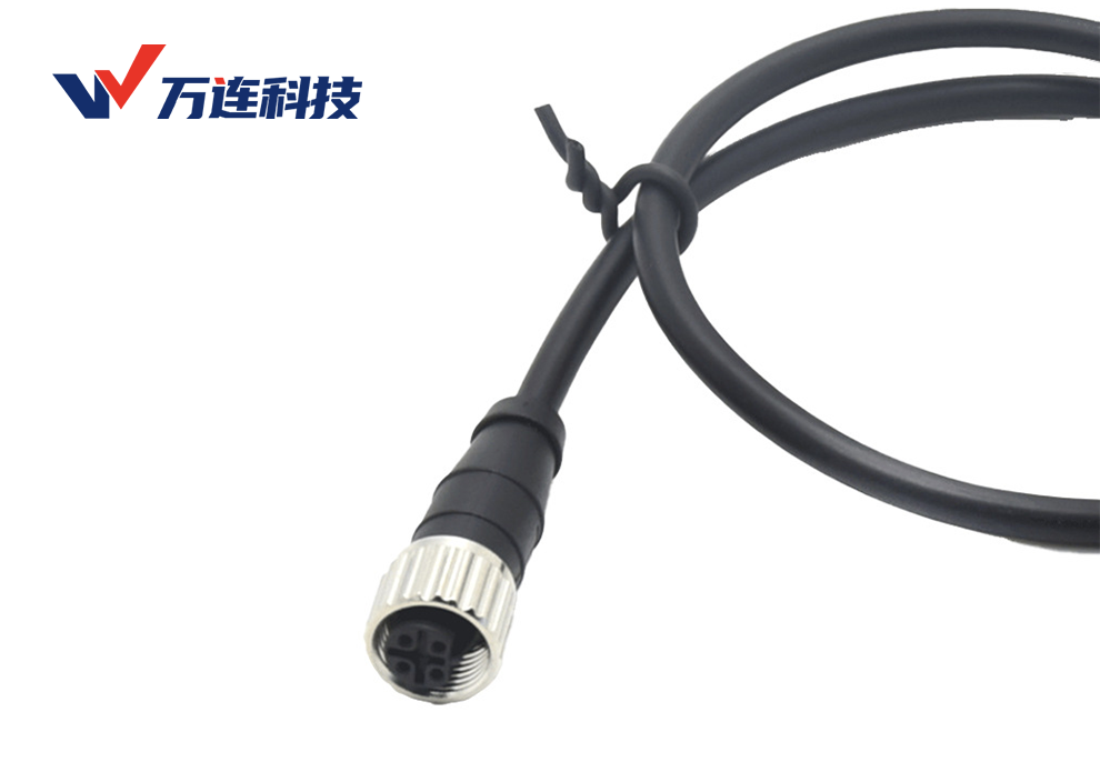 6A中等电流M12线束设计：小型工业设备（传感器/执行器）供电适配