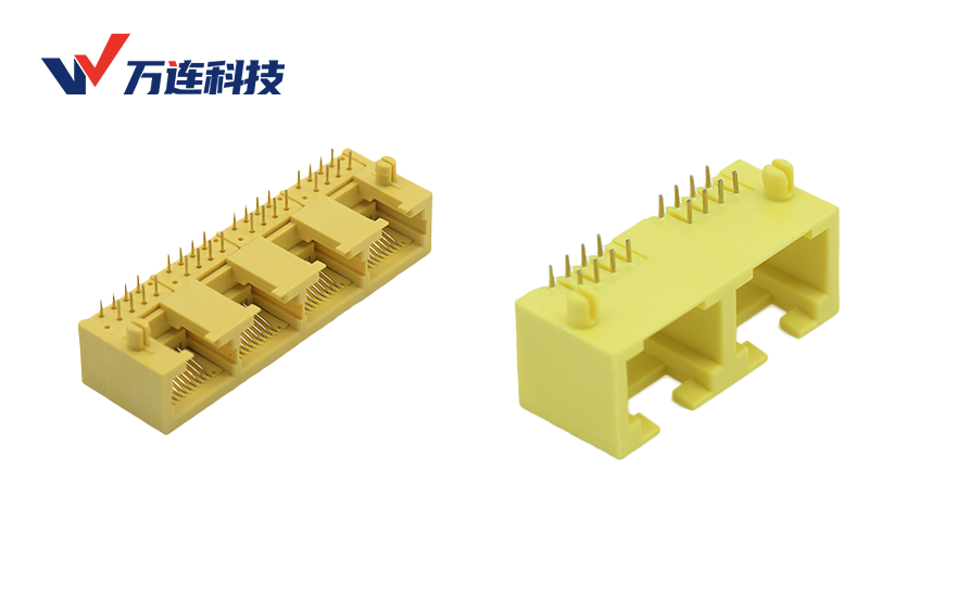 万连科技工业级RJ45连接器，筑牢严苛工况下稳定网络物理层