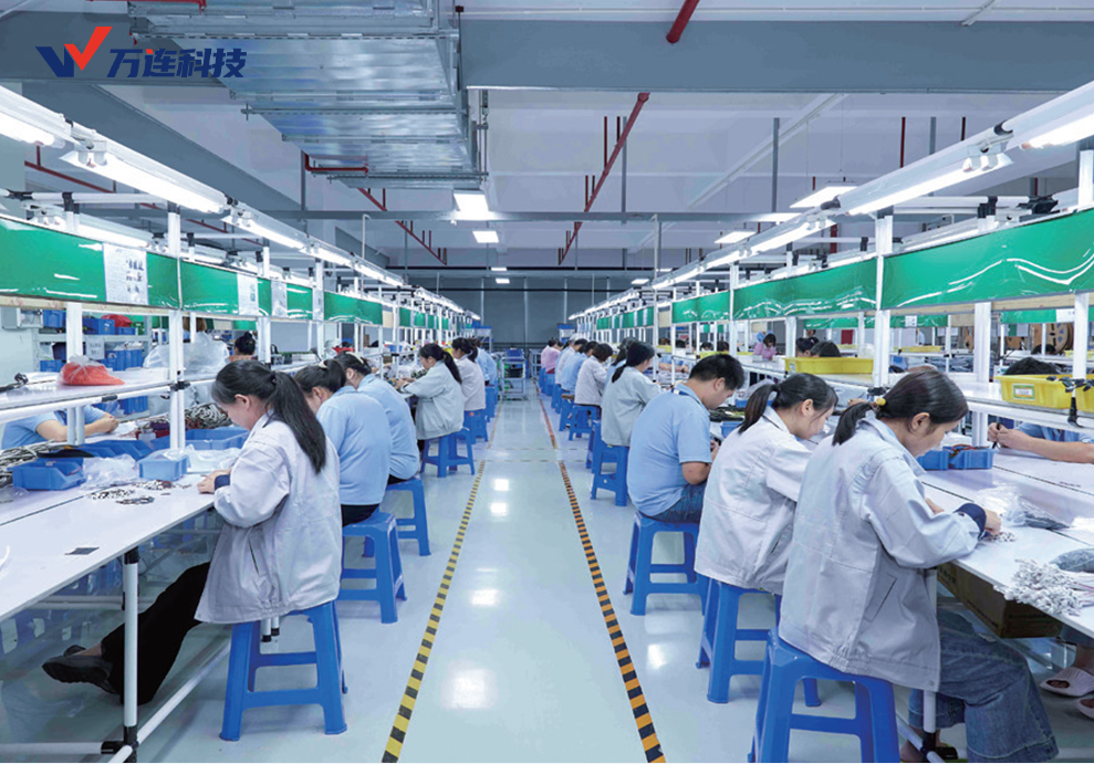 万连工业视觉信号传输稳定连接方案