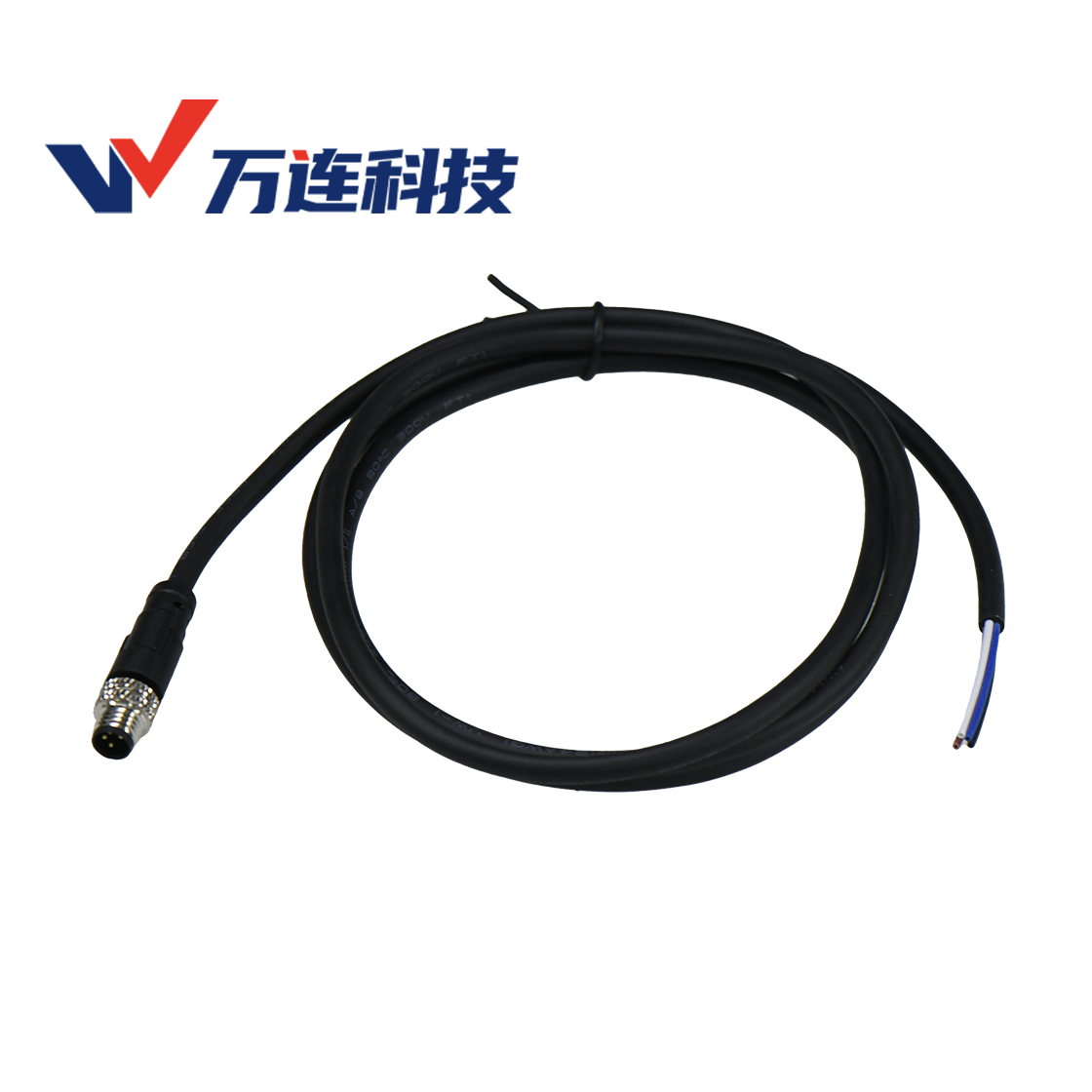 万连 M8 连接器线束：精密传感器小型化成套互连解决方案